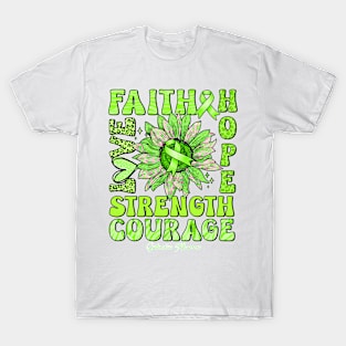 Gastroschisis Awareness Awareness - Sunflower strong faith love T-Shirt